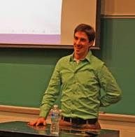 Dr. Ben Hester giving a lecture